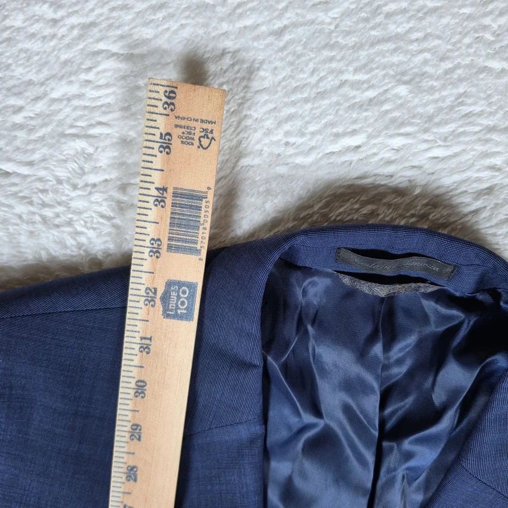 Lauren Ralph Lauren Mens 48R Blue Wool 2-Button L/S Blazer RN69456